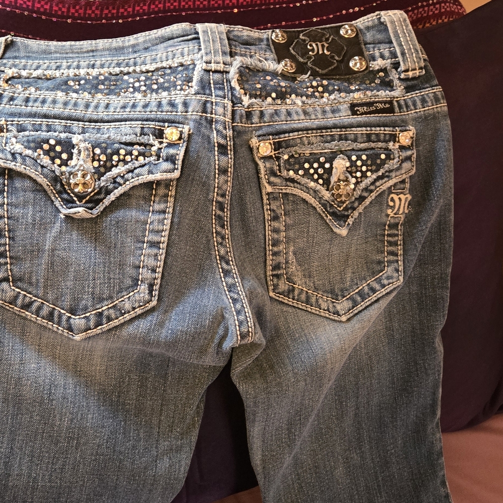 Miss Me Blue Embellished Women Jeans
